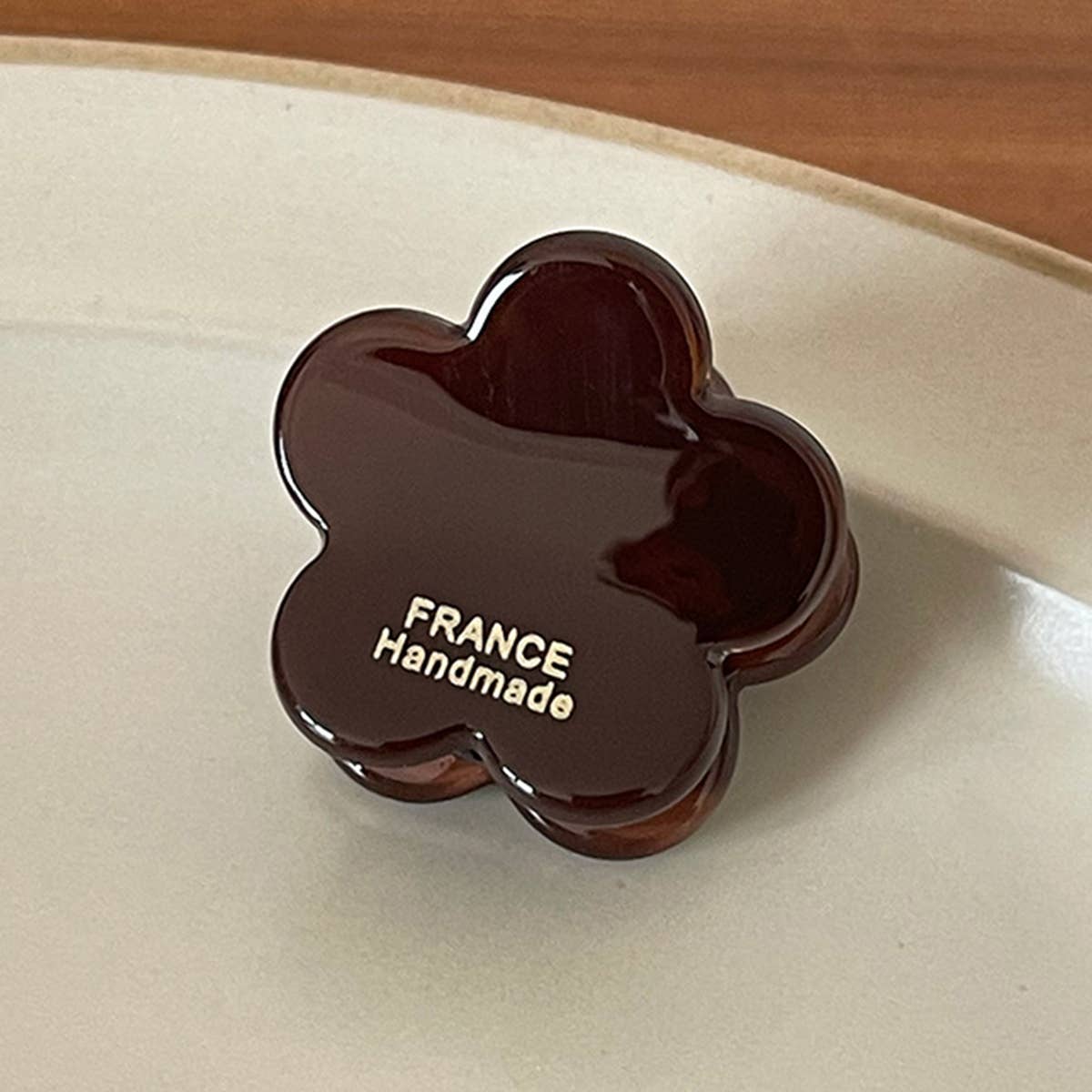 VINTAGE INK FLOWER SMALL HAIR CLAW HAIR CLIPS_CWAHA0863