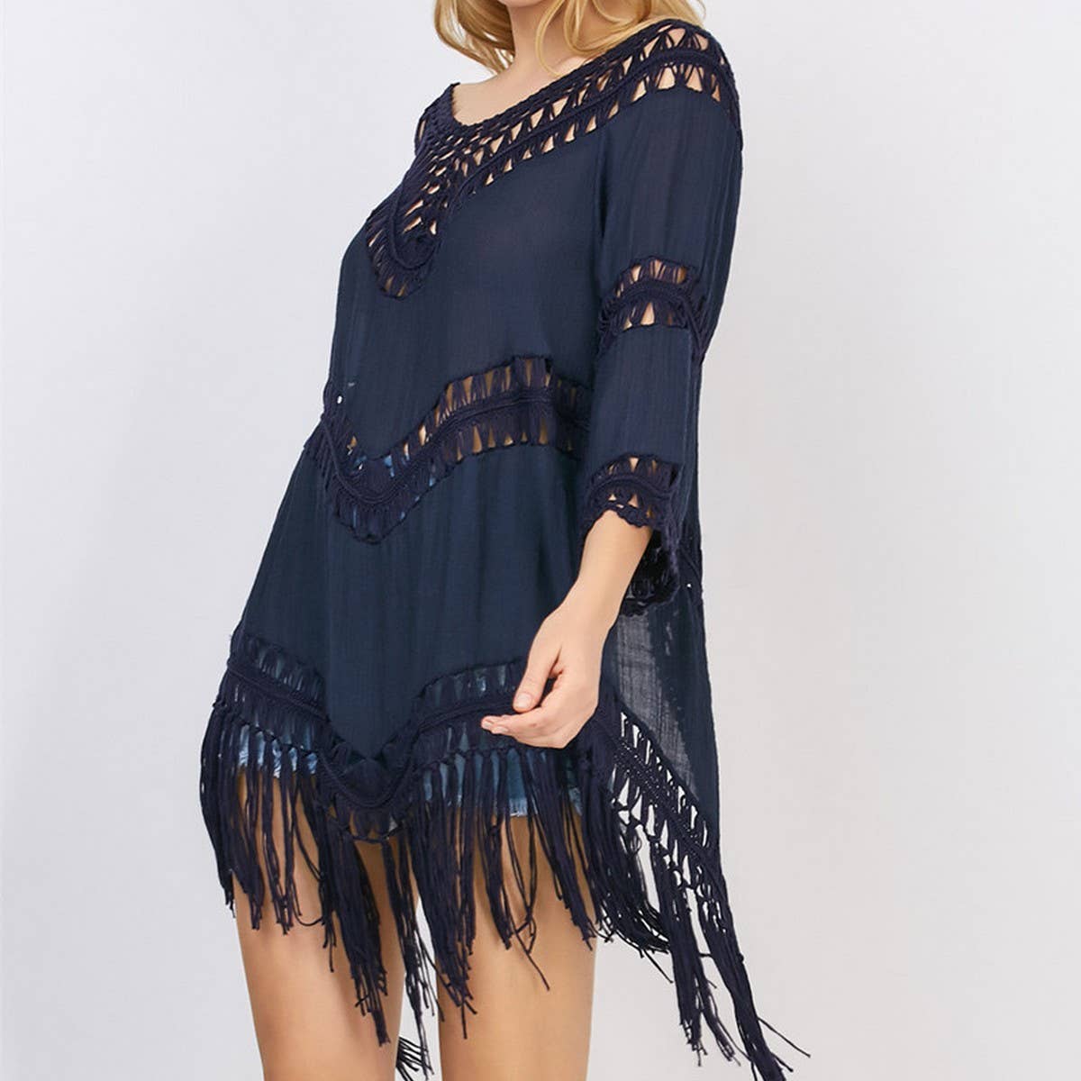 HOLLOW BEACH SUN PROTECTION SWIMSUIT COVER UP