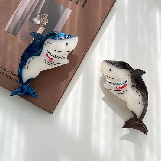 Shark Acetate Ocean Hair Claw Clip ? Large