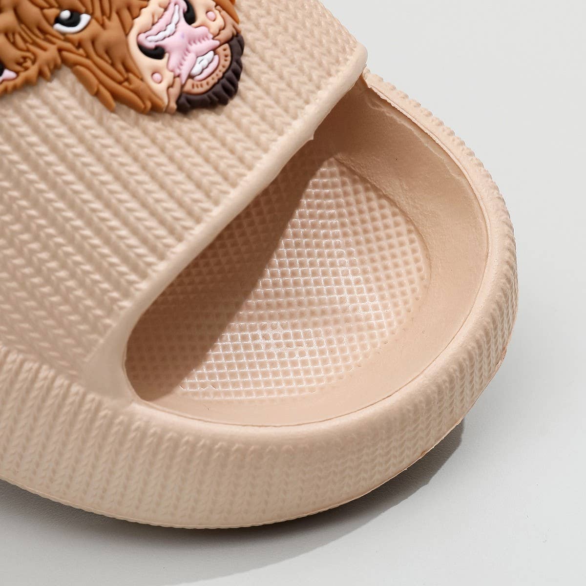 Highland Cow EVA Slides Women Summer Sandals_CWSHF00228