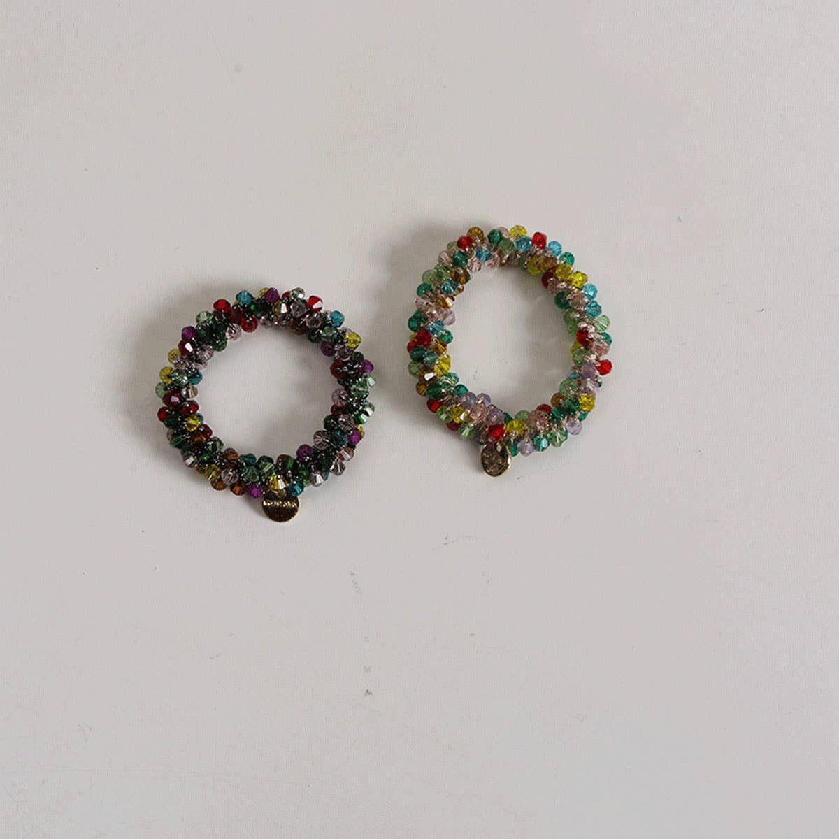 Cute Pearl Crystal Hair Tie Elastic Handmade Band