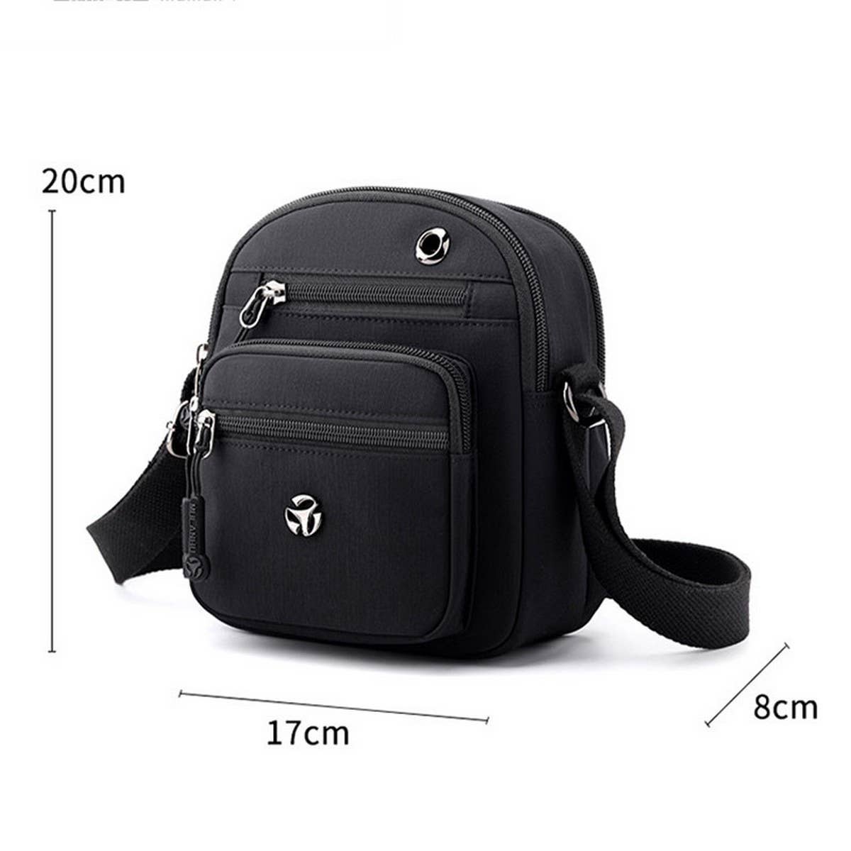 CASUAL SIMPLE NYLON SHOULDER CROSSBODY BAG_CWASC1775