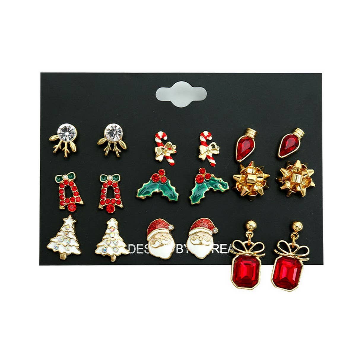 CHRISTMAS ELK EARRING SET EARRING COMBINATION