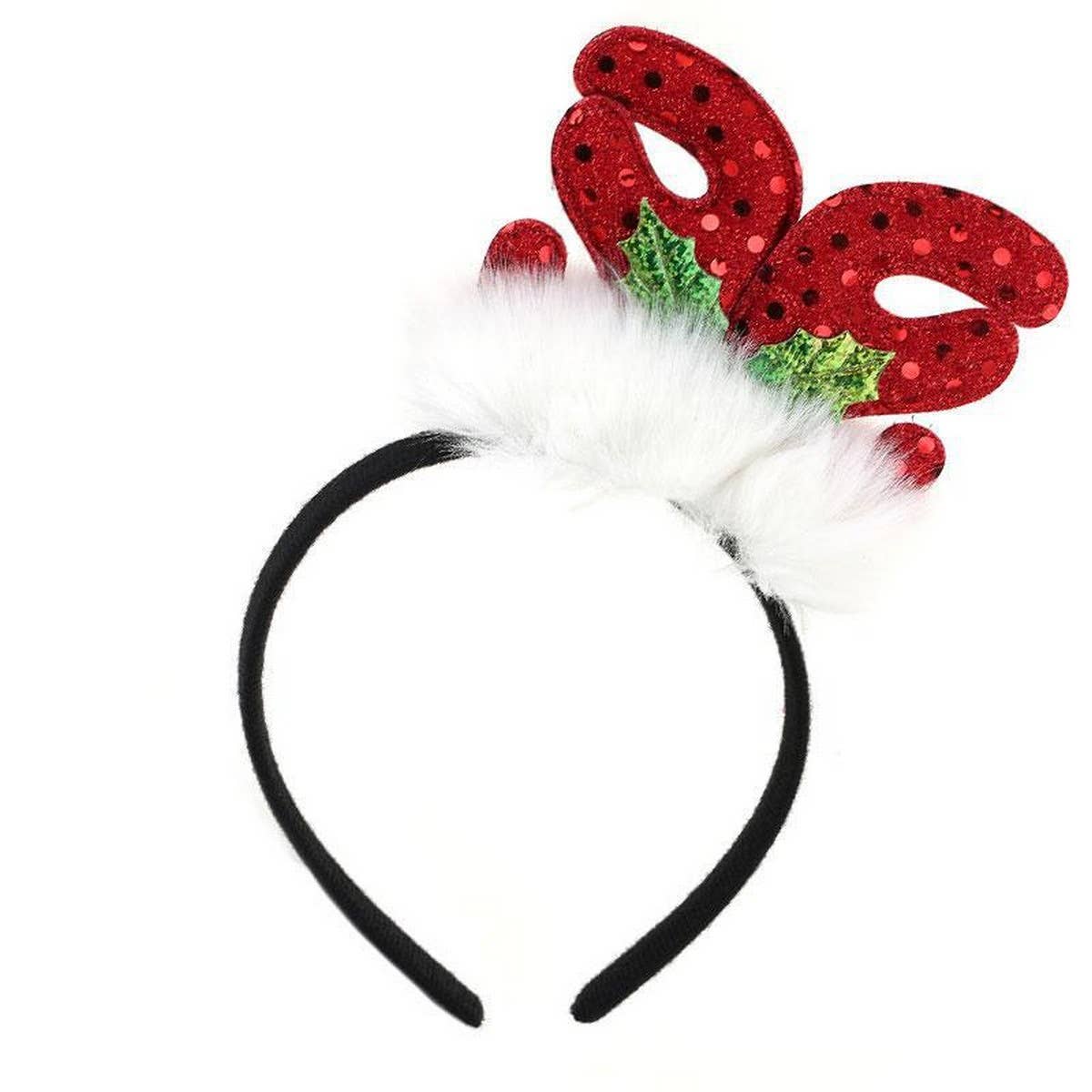 Fluffy Reindeer Headband for Christmas Cosplay