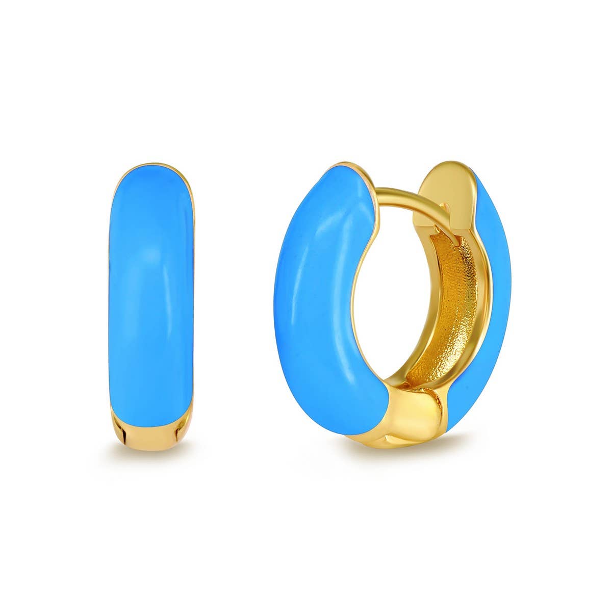 GEOMETRIC FRESH SWEET ROUND OIL DROP EARRINGS