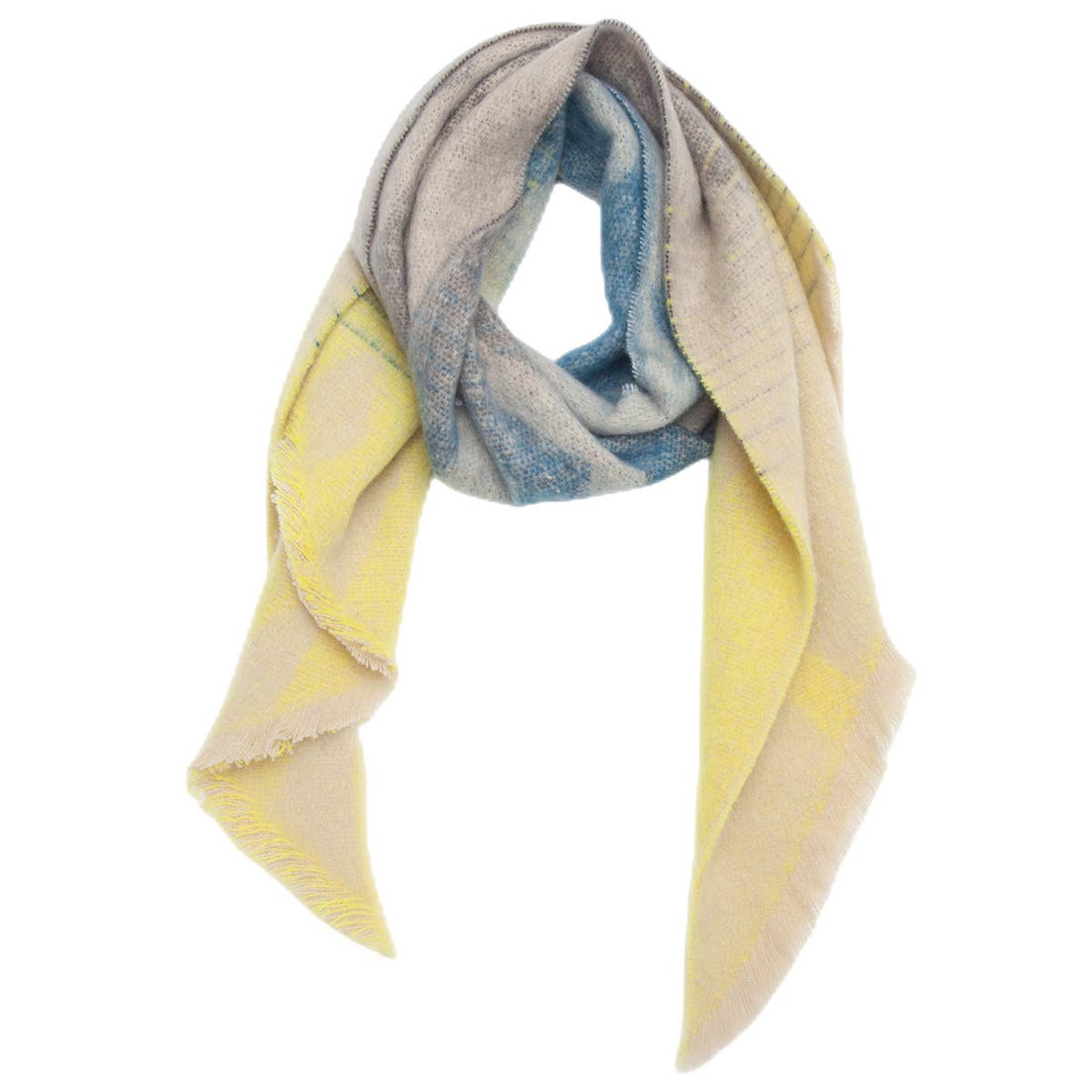 Circle Yarn Diamond Scarf ? Reversible Winter Wrap