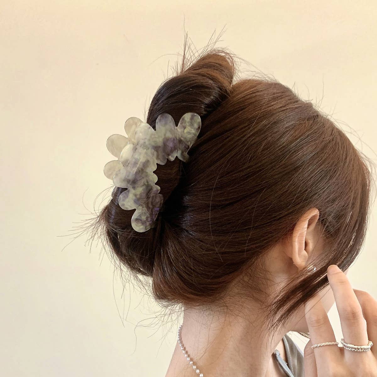 FLOWER HIGH-END SIMPLE PETAL HAIRPIN
