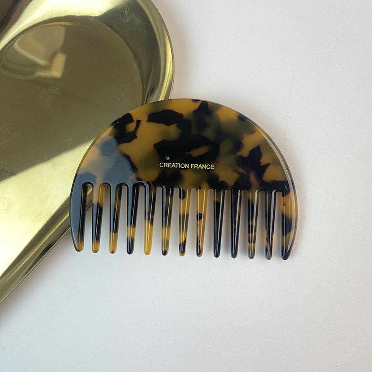 Geometric Acetate Comb Vintage Cute Style