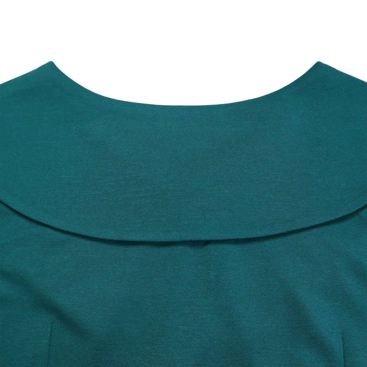 SOLID COLOR FASHIONABLE A-LINE PLUS SIZE DRESS_CWDMD3670