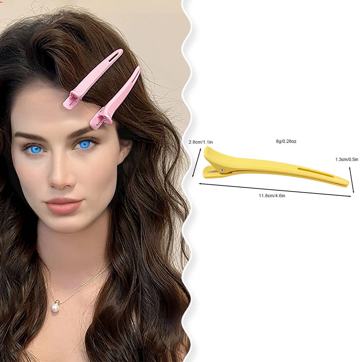 Duckbill clip high-end one-piece clip