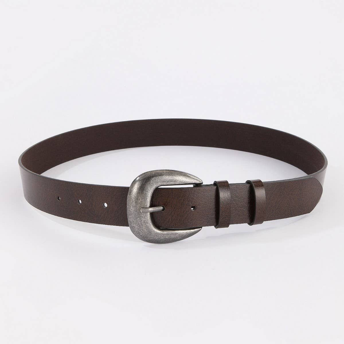 New Unisex Black Seamless Zinc Pin Buckle Belt_CWABE1239