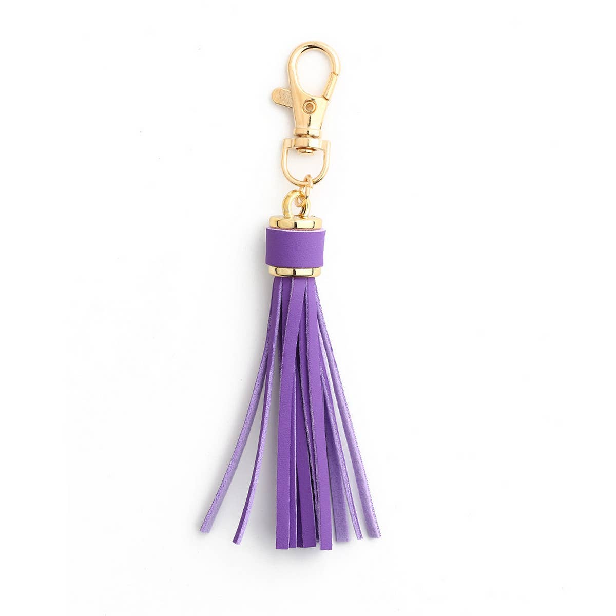 TASSEL LEATHER KEYCHAIN ACCESSORY