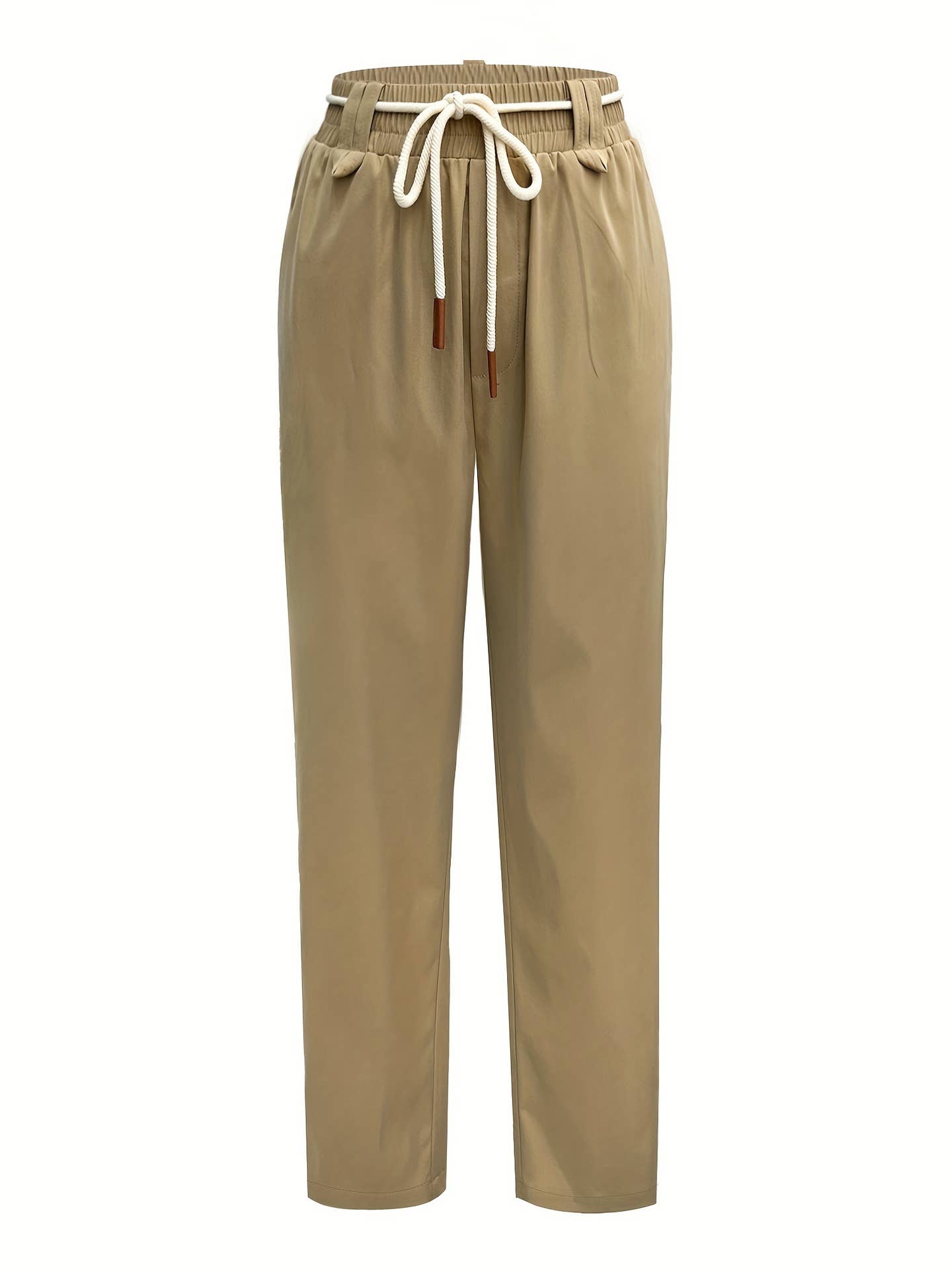 Harlan Casual waist rope smoke pipe pants