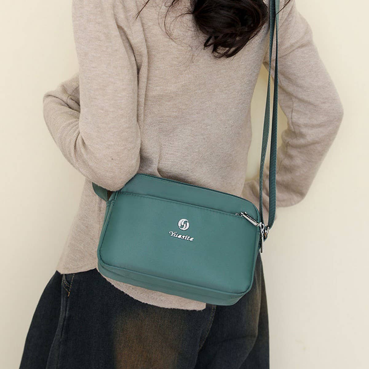 FASHIONABLE SIMPLE SHOULDER MESSENGER BAG_CWAB3499