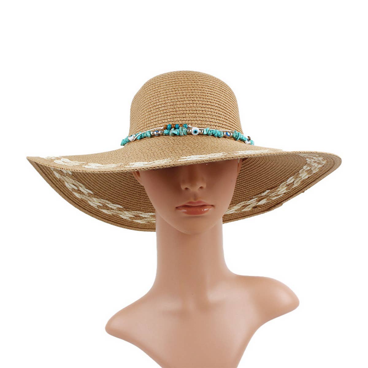 2024 NEW STYLE LACE STITCHING STRAW HAT_CWAH1203