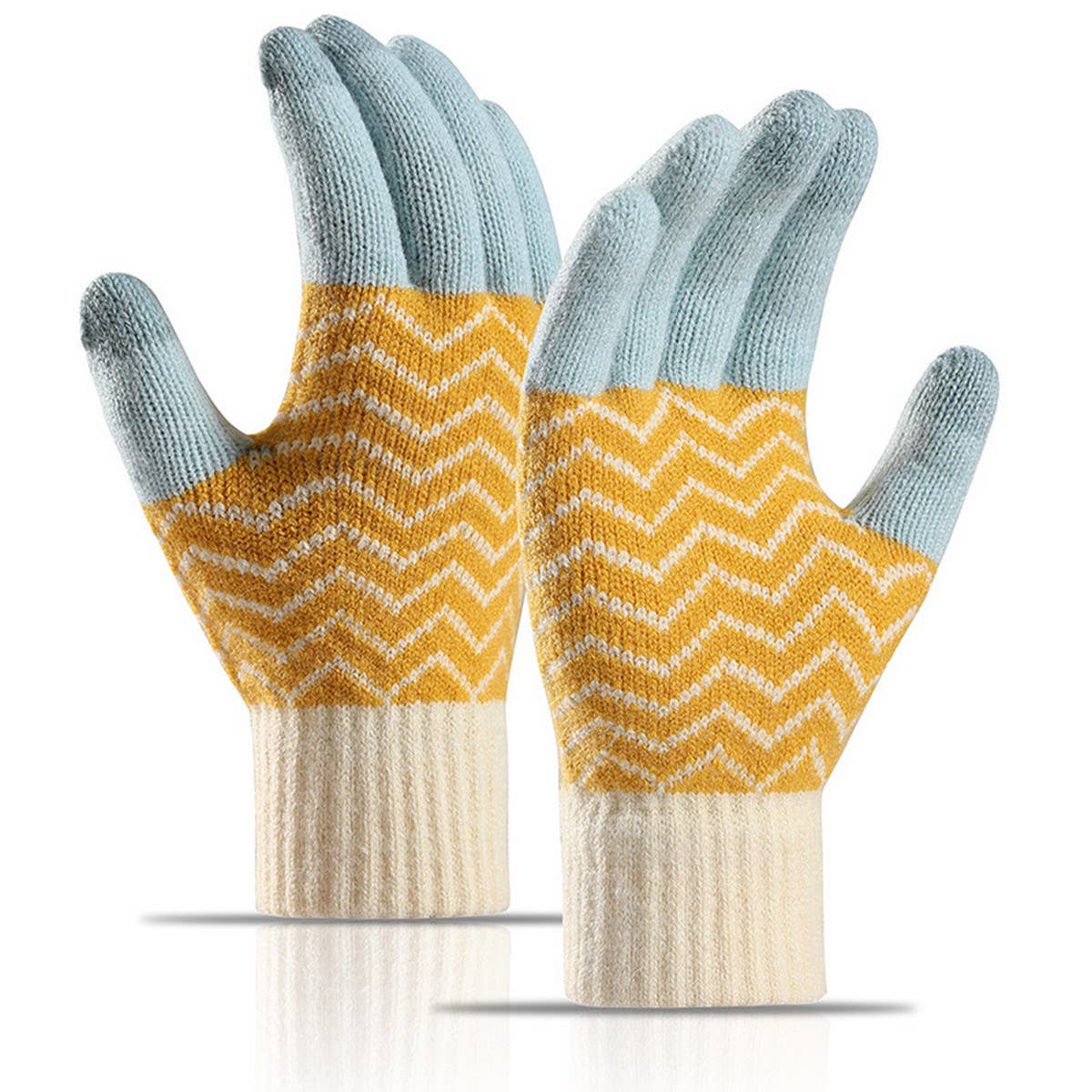 Unisex Jacquard Knit Gloves ? Thermal Touchscreen_CWAG0364