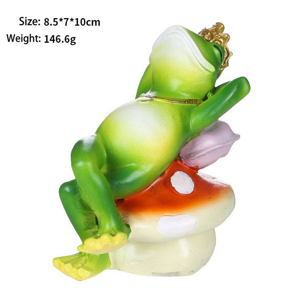 Cute Frog Prince Resin Garden Decor_CWAJE5295
