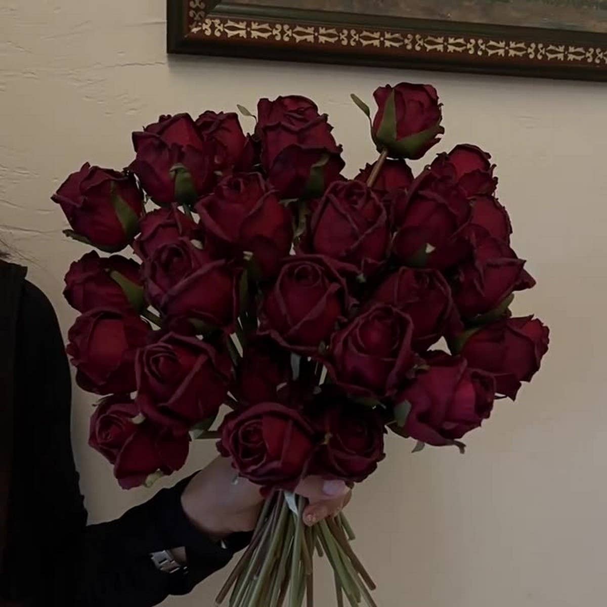 Rose Artificial Dried Silk Flower Bestseller