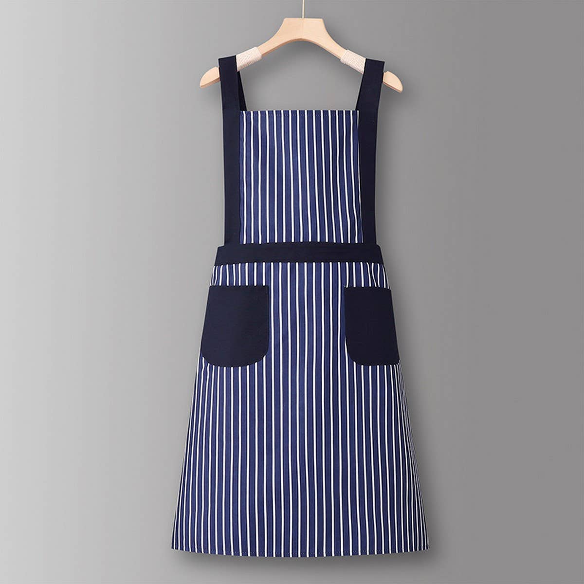 Houndstooth /Solid Color Waterproof Work Apron