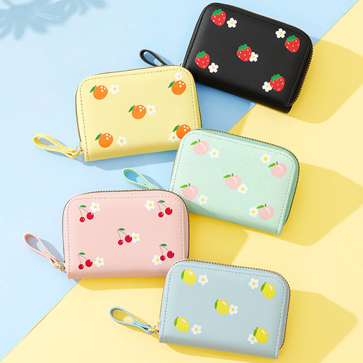 CUTE PRINTED MINI ZIPPER WALLET_CWAB1623