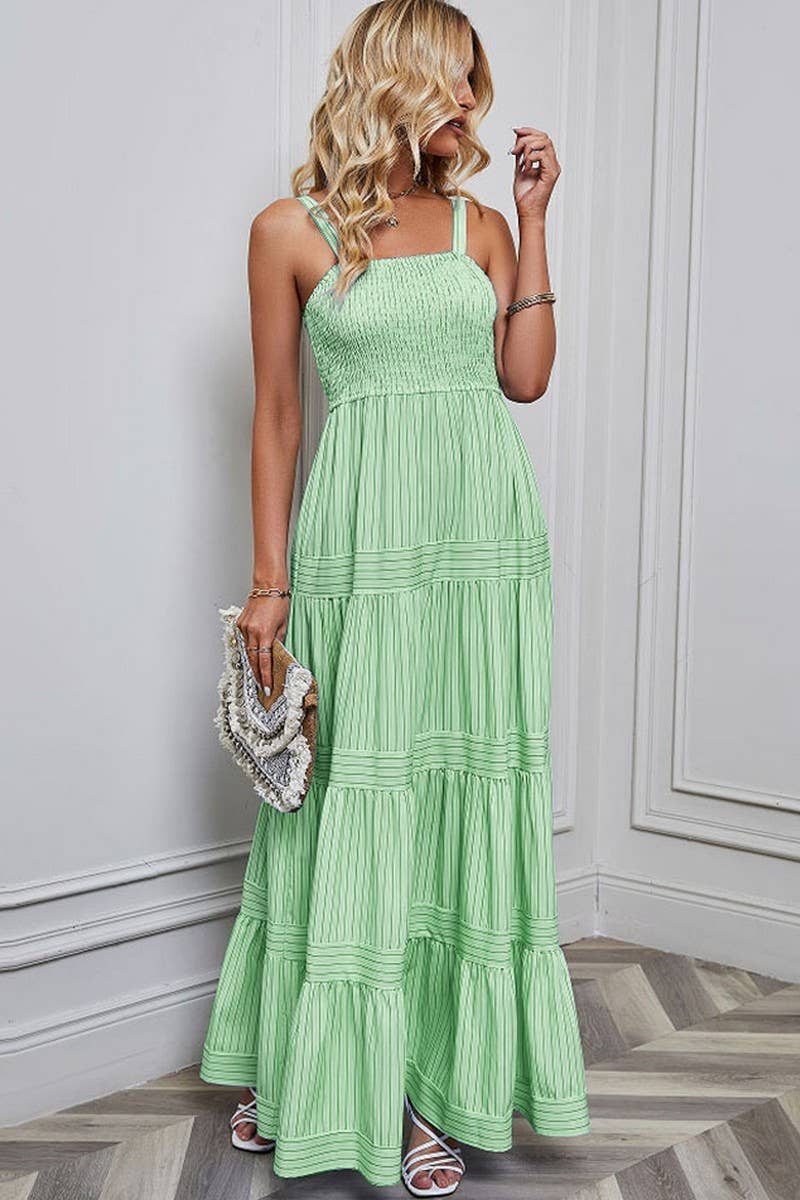 CWDMD1612_SLEEVELESS TANK TOP STRIPED MAXI DRESS