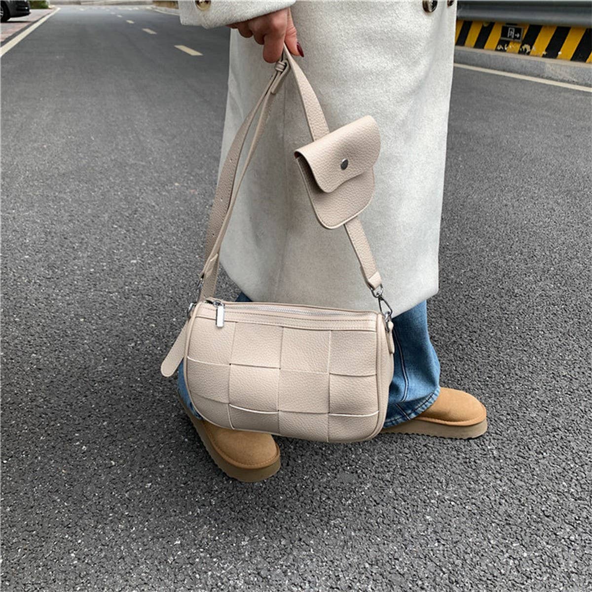 FASHION COLOR MATCHING PORTABLE UNDERARM BAG_CWAB2686