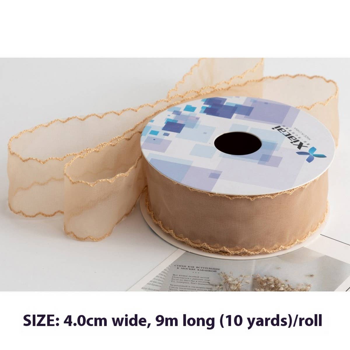 CURVED LACE HANDMADE MATERIALS DIY RIBBON