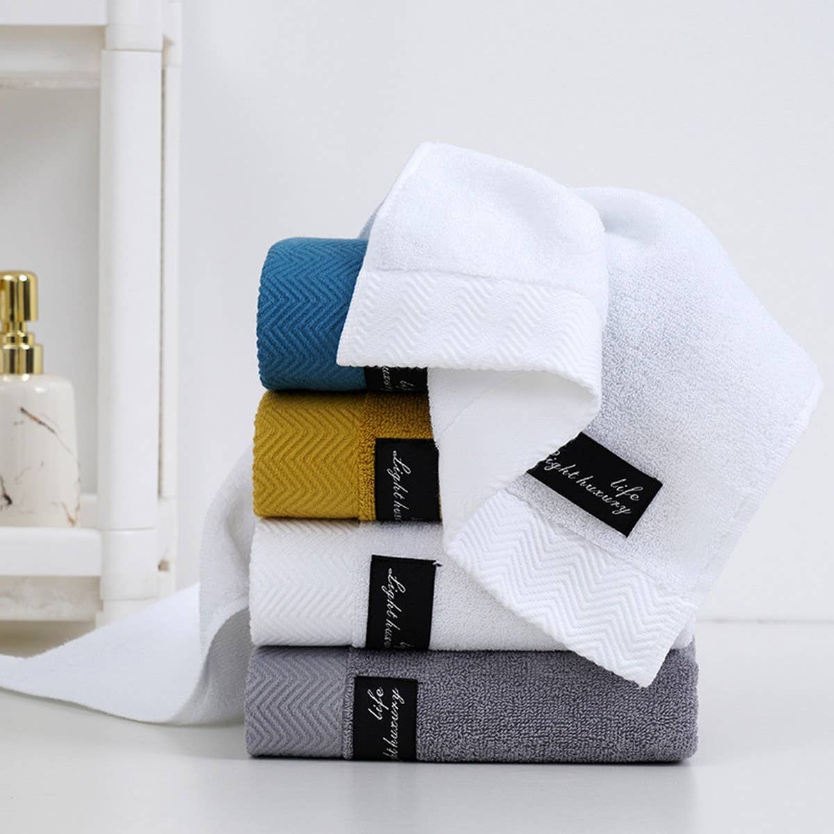THICK HOUSEHOLD COTTON TOWEL BATH TOWEL