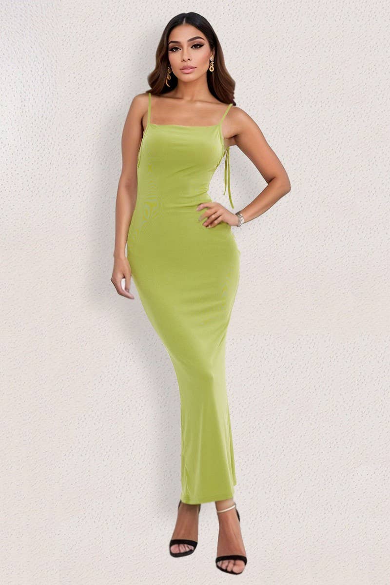CWDMD4949_SEXY BACKLESS RUCHED SLIP DRESS