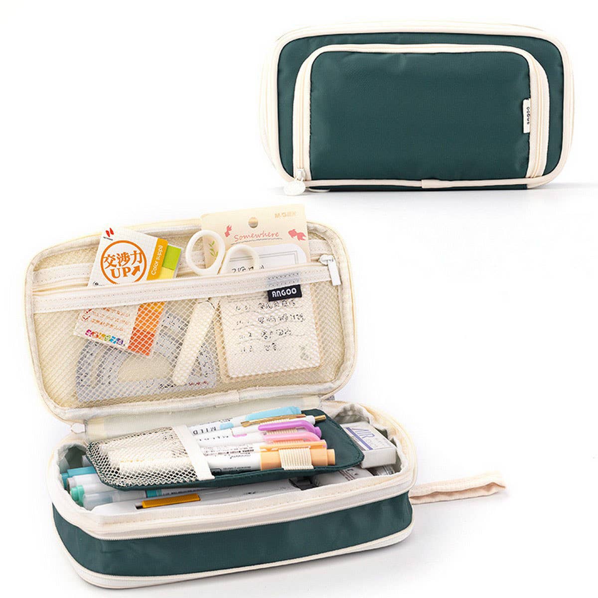 MACARON LARGE CAPACITY MULTI-LAYER PENCIL CASE