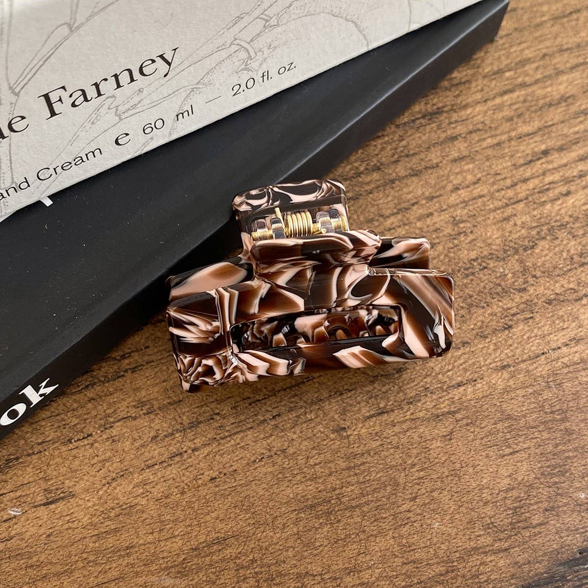 Rectangular Vintage INS Style Medium Hair Clip_CWAHA5749