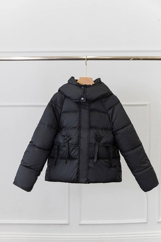Stand-up collar thickened cotton-padded jacket