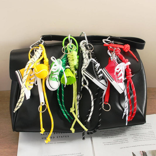 Mini Canvas Sneaker Charm ? Sporty Golf Style