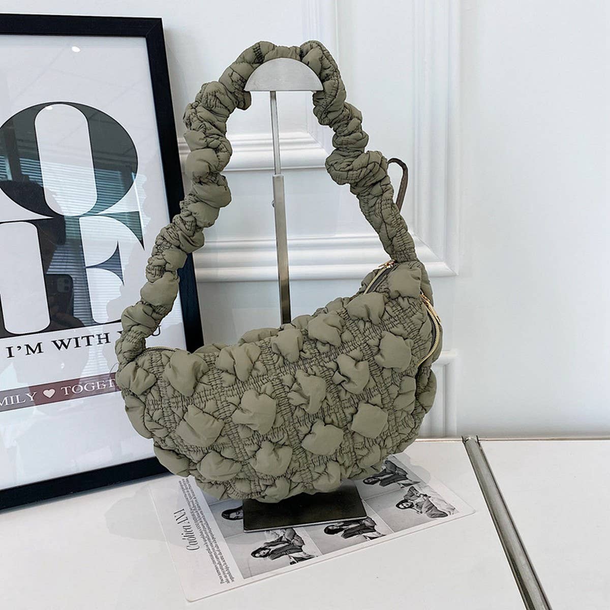 Dumpling Puff Cloud Bag Shoulder Crossbody_CUAB00459