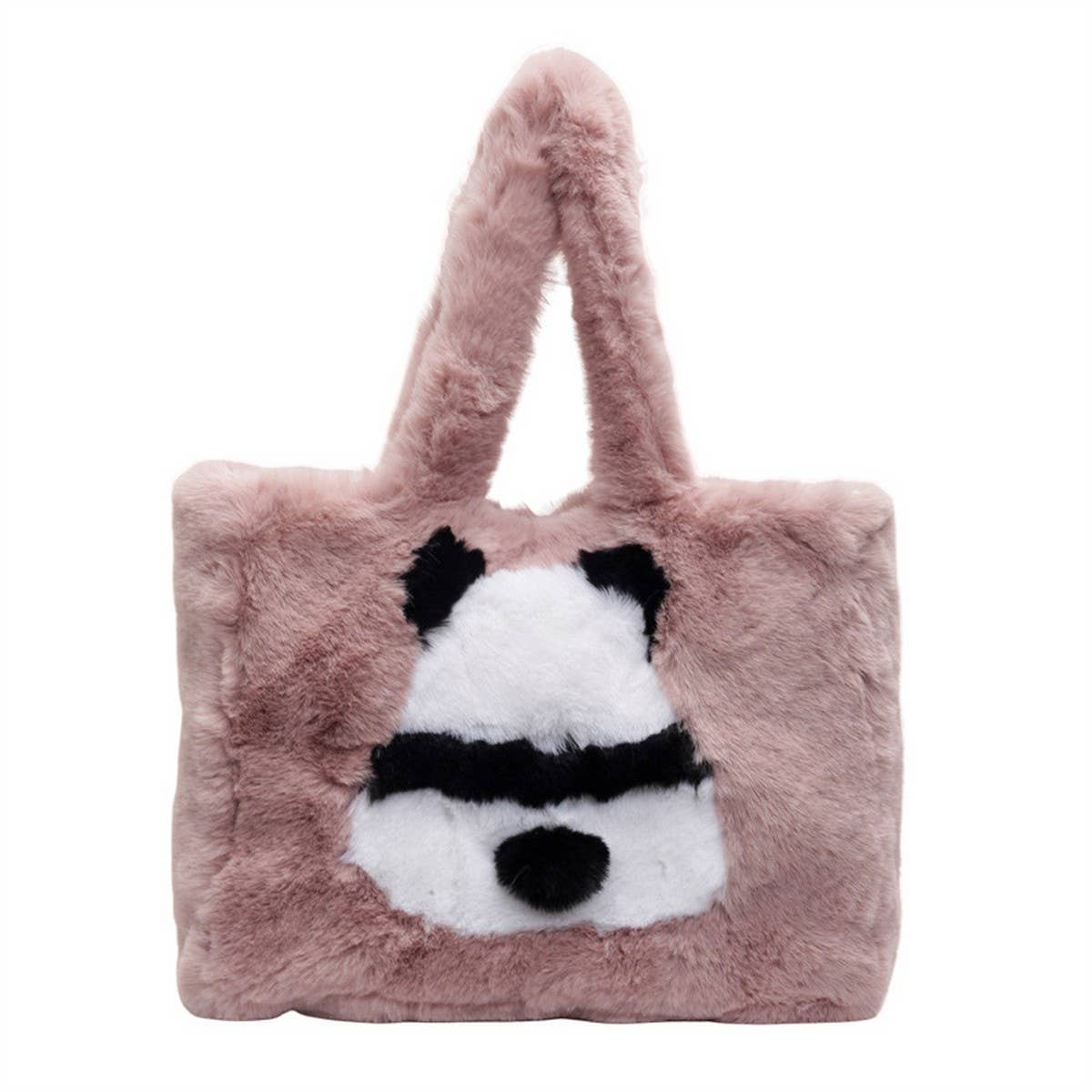 WINTER CUTE CASUAL HANDBAG SHOULDER PLUSH BAG_CWAB3939