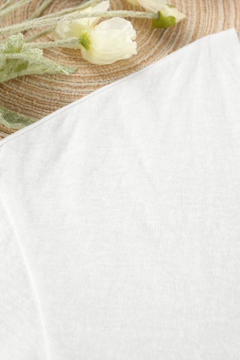 CWSPJ0342_LOOSE LONG SLEEVE KNITTED HOME WEAR DRESS