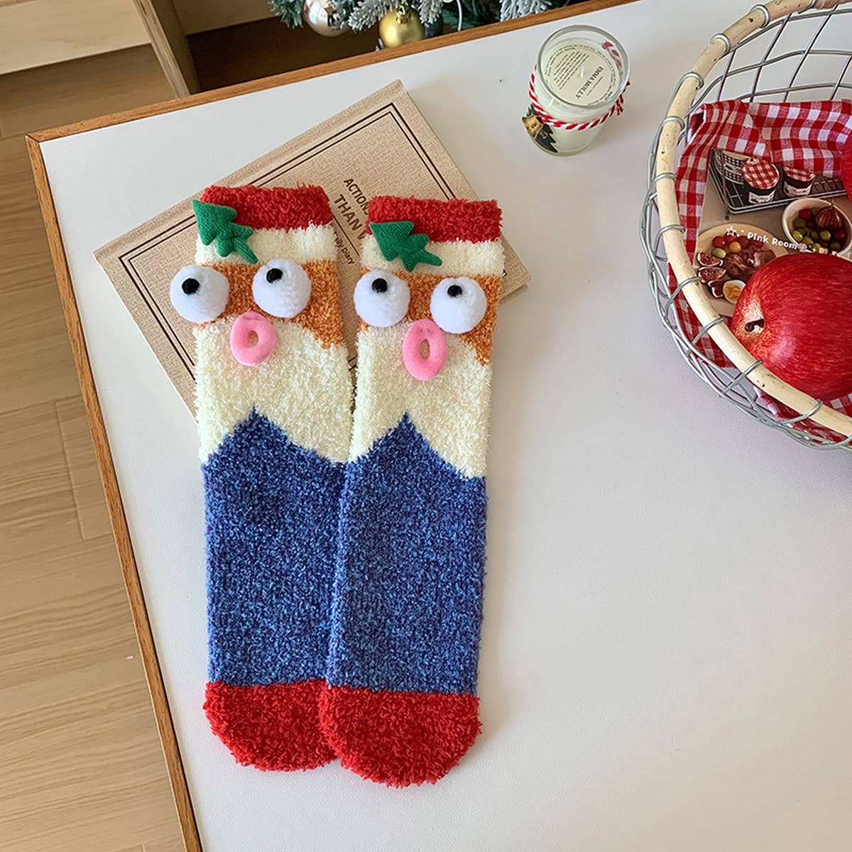 CHRISTMAS CARTOON THICK WARM SOCKS