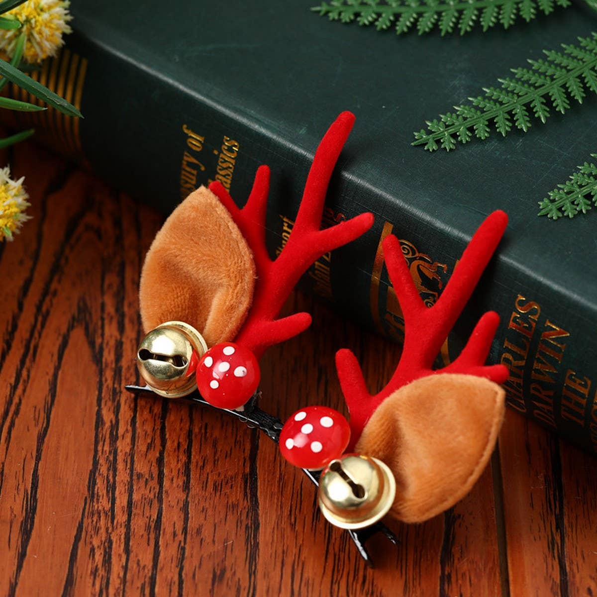 CHRISTMAS CUTE ELK ANTLERS CHILDREN'S HAIRPIN