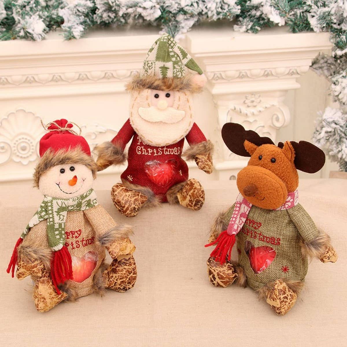 CHRISTMAS APPLE BAG ZIPPER CHRISTMAS GIFT BAG