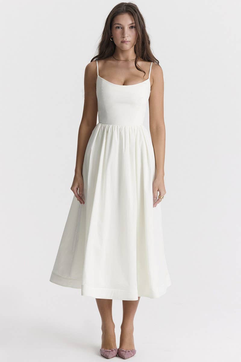 CWDMD5938_SLIM FIT BACKLESS SPAGHETTI STRAP MAXI DRESS