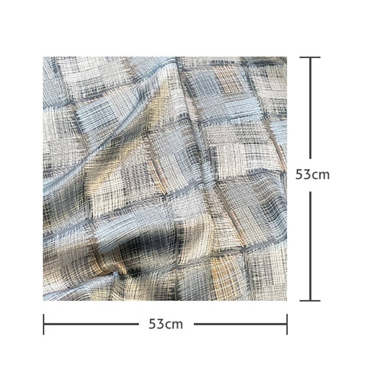 Chic Striped Silk Scarf ? Women?™s Square Shawl