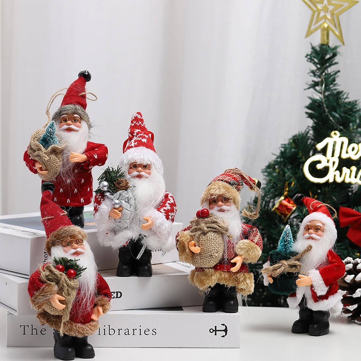 SANTA CLAUS DOLL PENDANT CHRISTMAS DECORATIONS