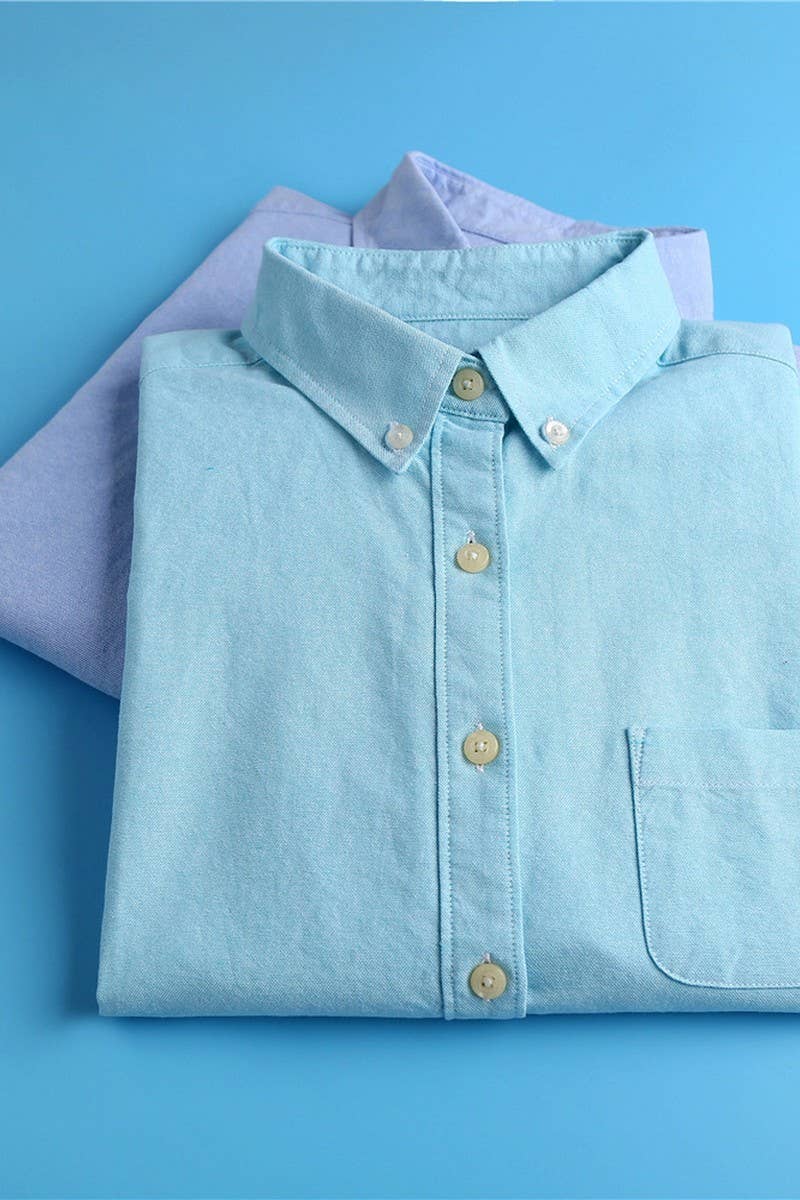 Cwtstl2244_Solid Color Long-Sleeved Cotton Bottoming Shirt