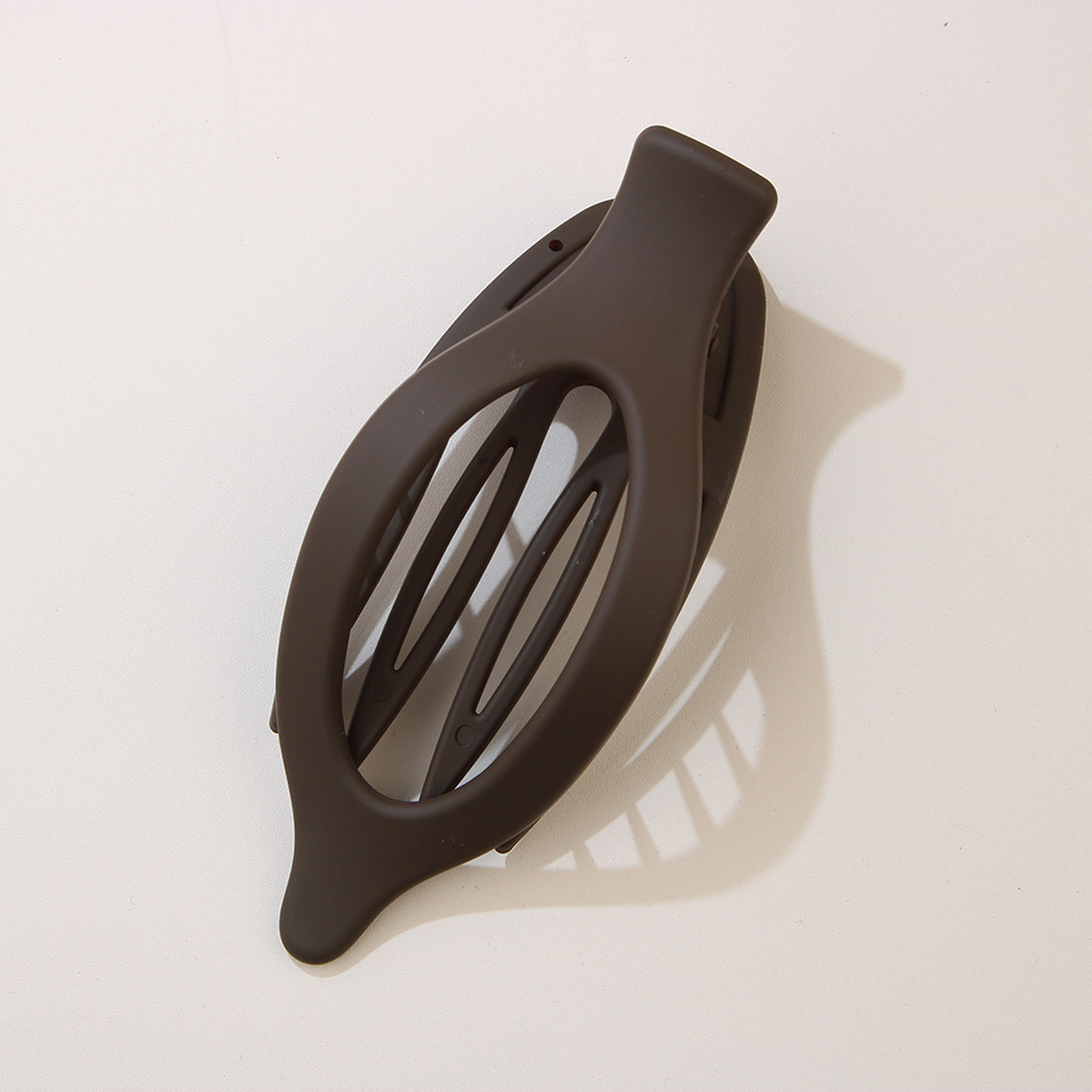 Leaf Oval Hair Clip ??Minimalist Claw Barrette_CWAHA6511