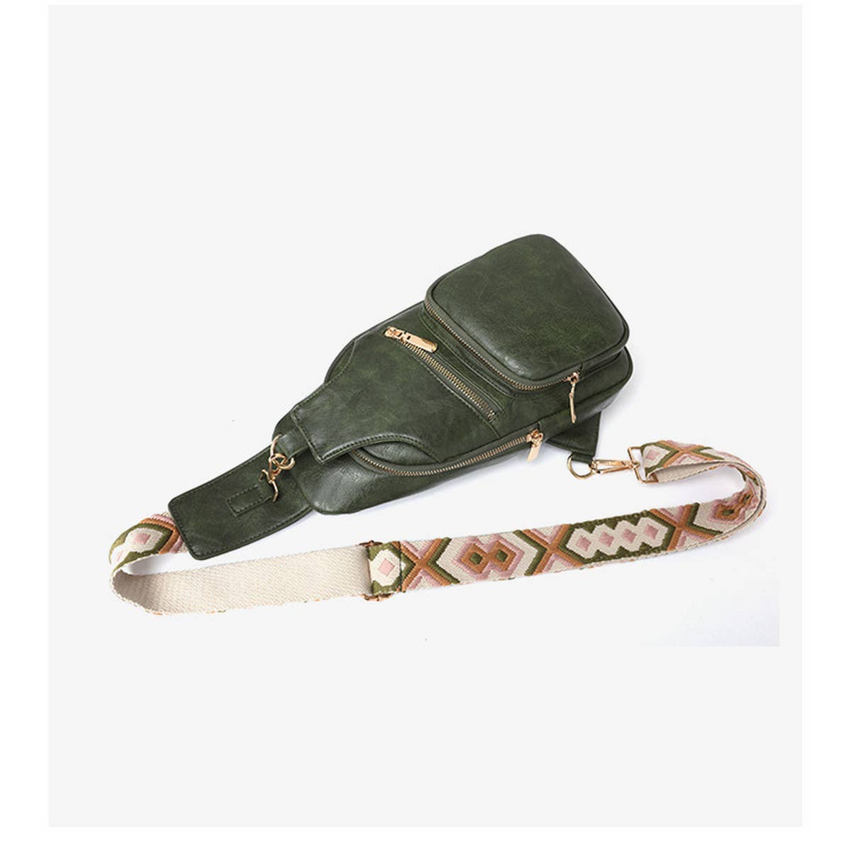 OUTDOOR SPORTS SOLID COLOR MESSENGER BAG CHEST BAG_CWAB2703