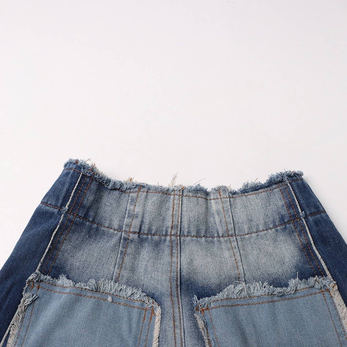 WOMENS HIGH WAISTED WIDE LEG LOOSE FITTING JEANS