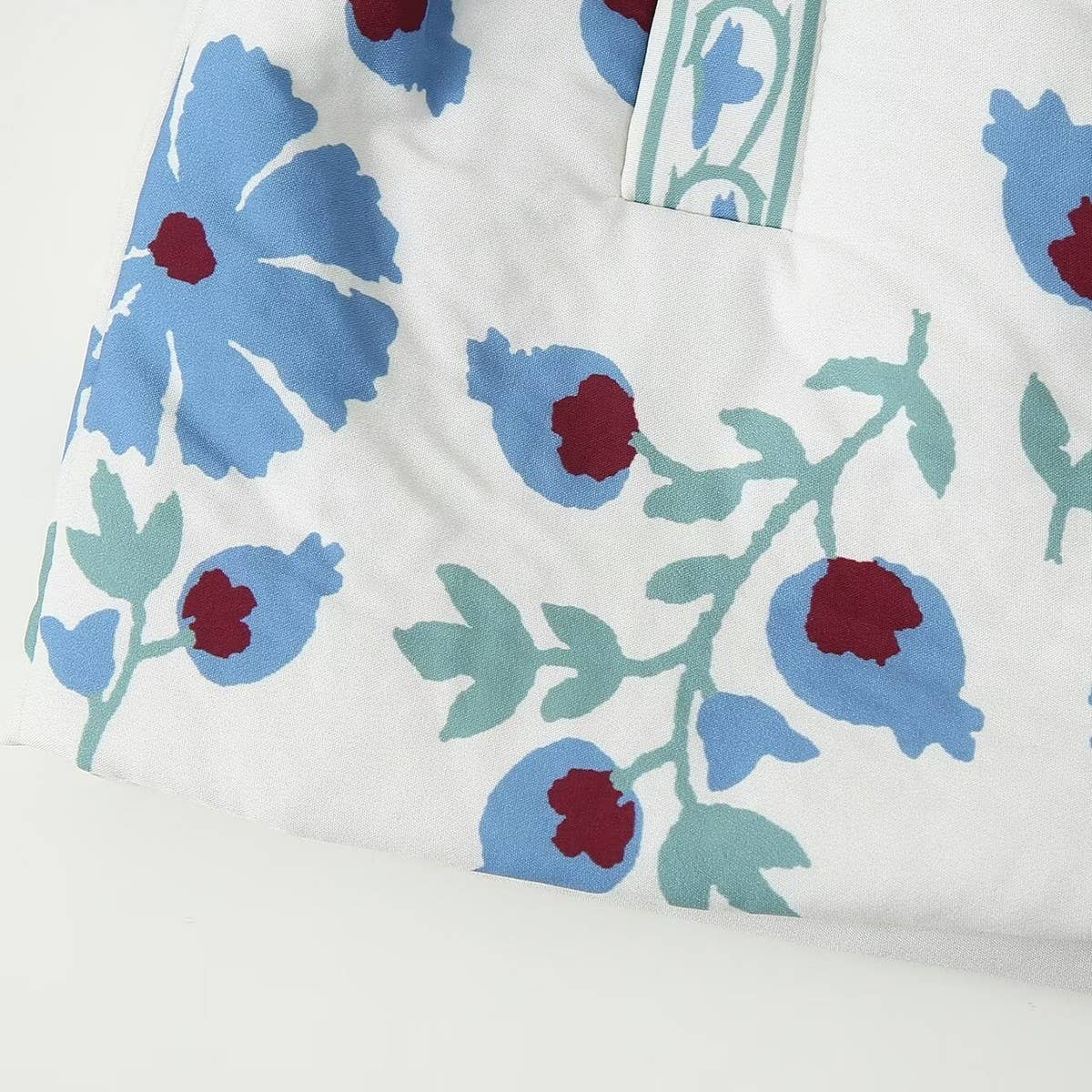 BOW-DECORATED ROUND-NECK CASUAL QUILTED JACKET_CWOJA1556