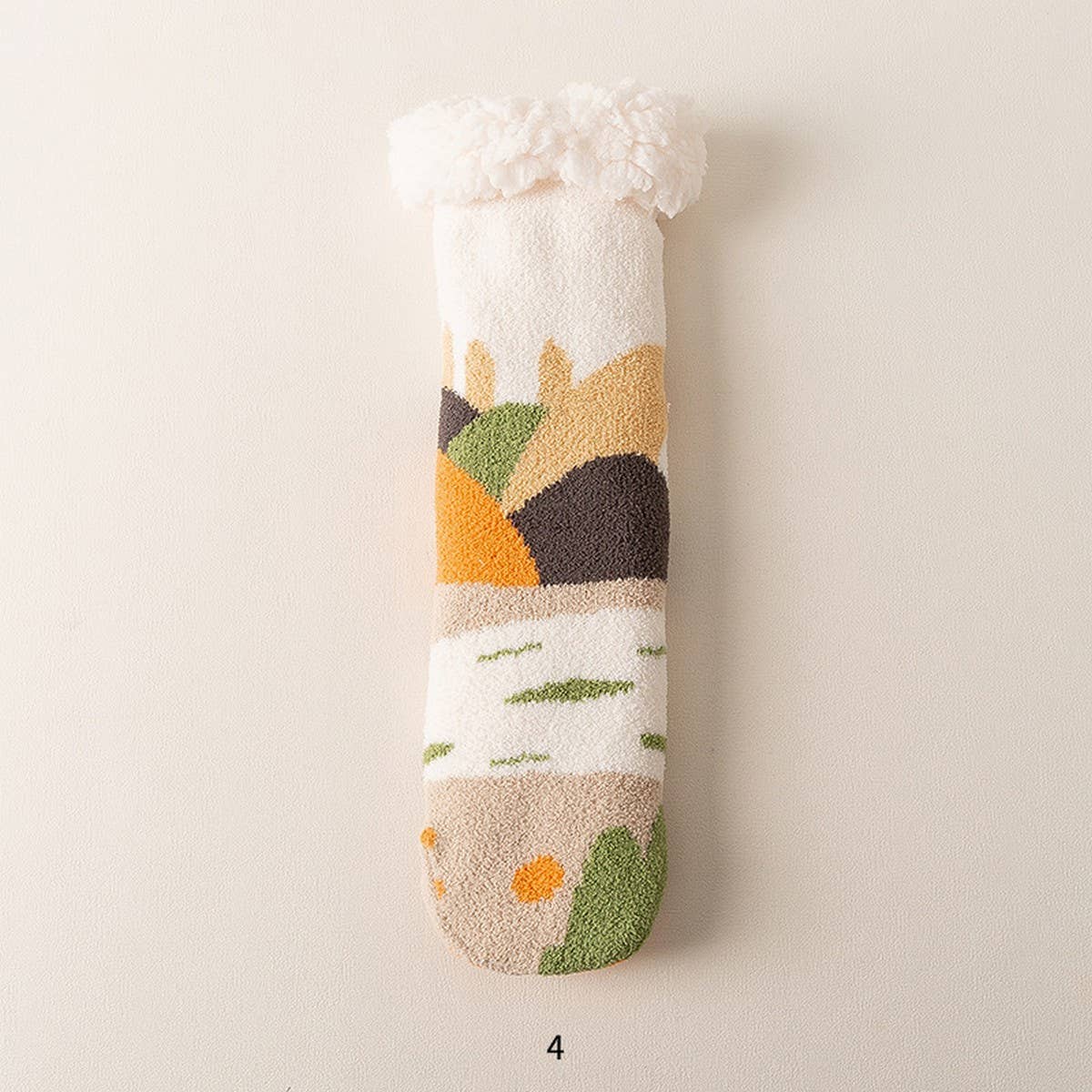 WINTER MID-TUBE NON-SLIP FLOOR SOCKS FOR WOMEN