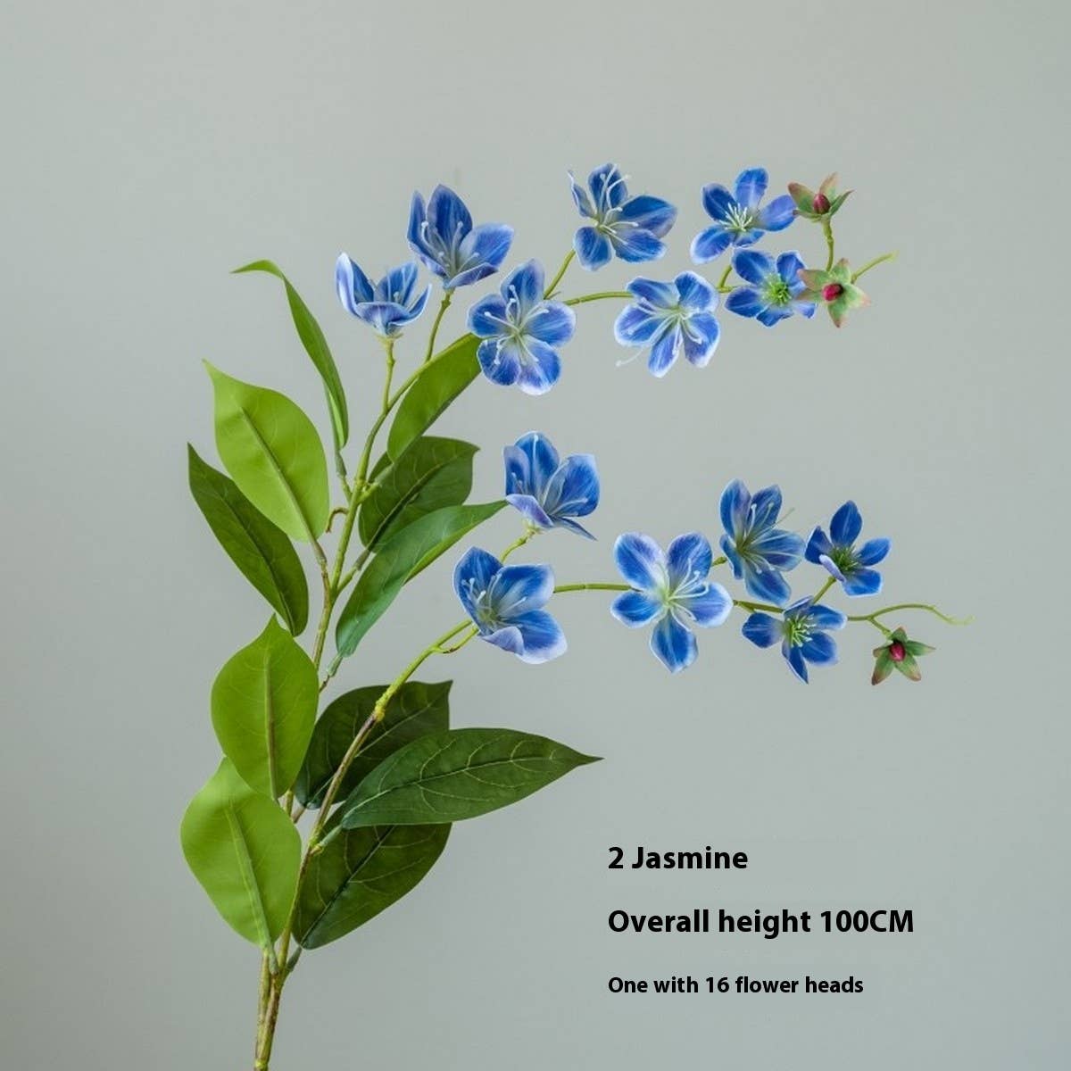 Single Stem Jasmine and Begonia Faux Flower Decor_CWMM6522