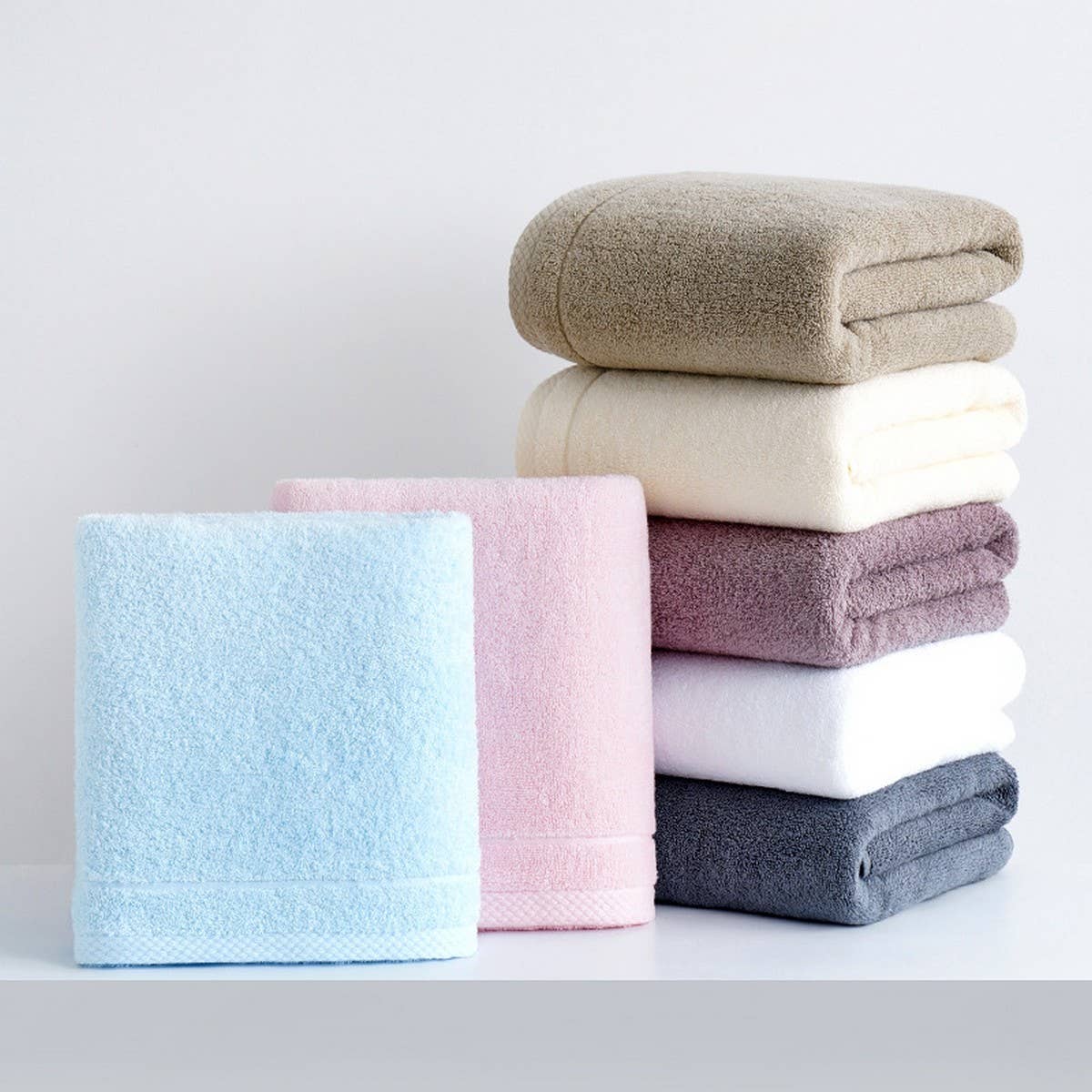 ADULTS' THICKENED AND SOFT LARGE COTTON BATH TOWEL_CWMM2303